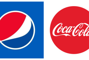 Photo montage des logo de Pepsi (à gauche) et Coca Cola (à droite)