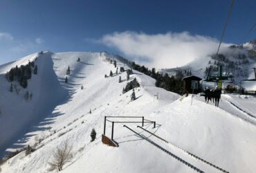 Une station de ski.
